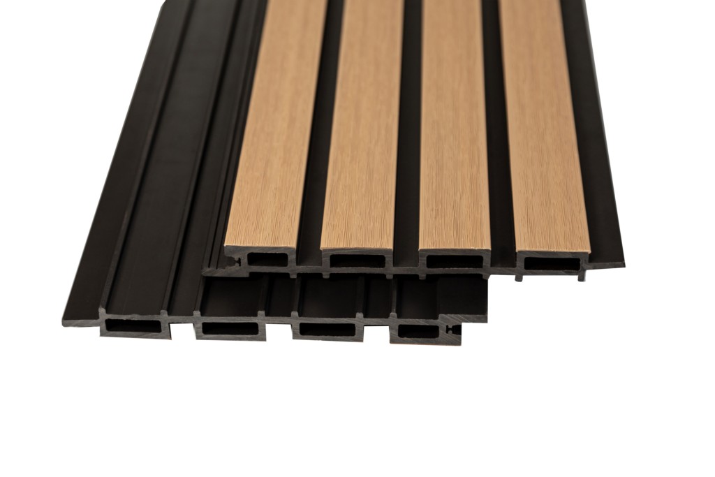 Фасадная реечная панель из ДПК Ecodecking Скай 200х26х3000 